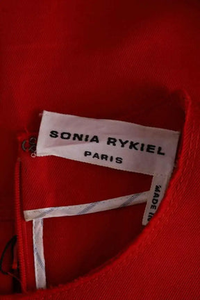 Robe Sonia Rykiel Rouge en Lin