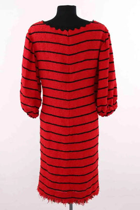 Robe Sonia Rykiel Striped Rouge en Coton