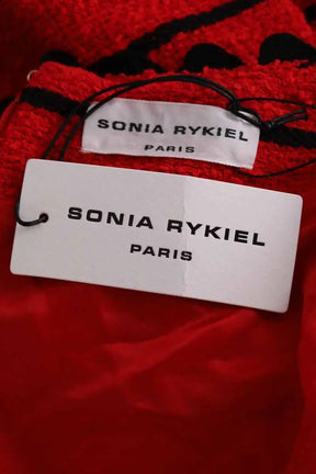 Robe Sonia Rykiel Striped Rouge en Coton