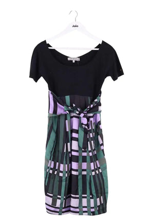 Robe Sportmax Noir en Coton, taille M - Seconde Main