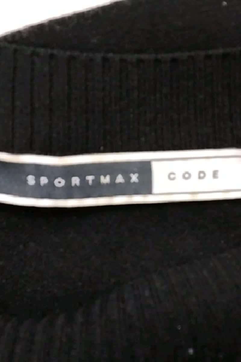 Robe Sportmax Noir en Viscose