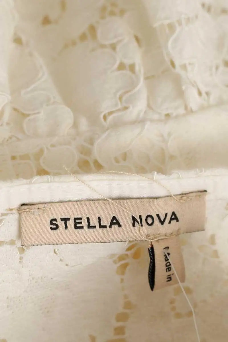Robe Stella Nova Blanc en Coton