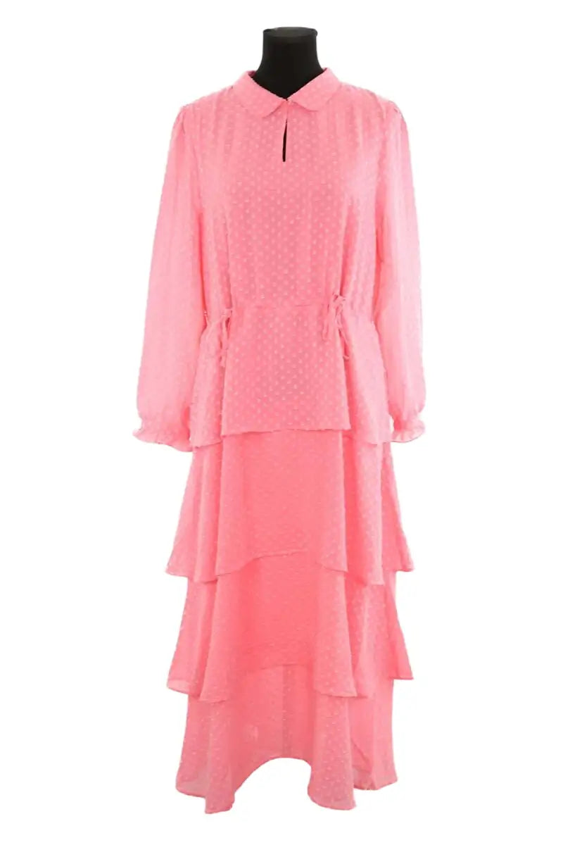 Robe Stella Nova Rose en Synthétique, taille L - Seconde Main