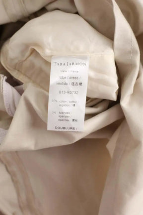 Robe Tara Jarmon Beige en Coton