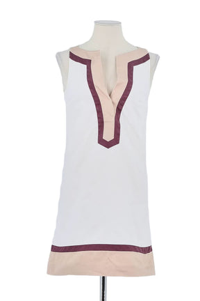Robe Tara Jarmon Blanc en Coton, taille S - Seconde Main