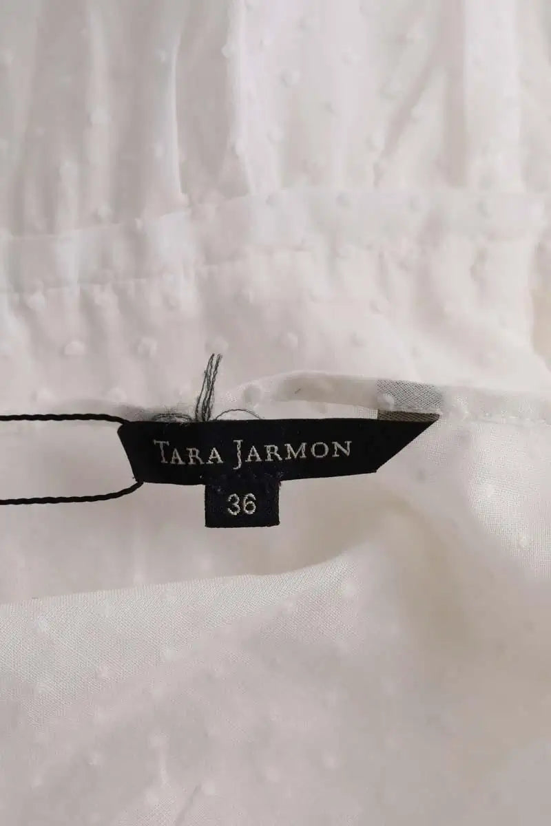 Robe Tara Jarmon Blanc en Synthétique