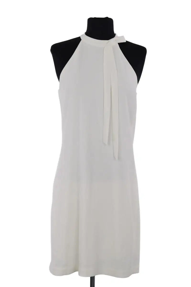 Robe Tara Jarmon Blanc en Synthétique, taille S - Seconde Main