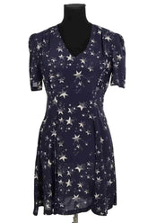 Robe Tara Jarmon Bleu en Synthétique, taille M - Seconde Main