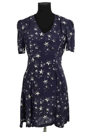 Robe Tara Jarmon Bleu en Synthétique, taille M - Seconde Main