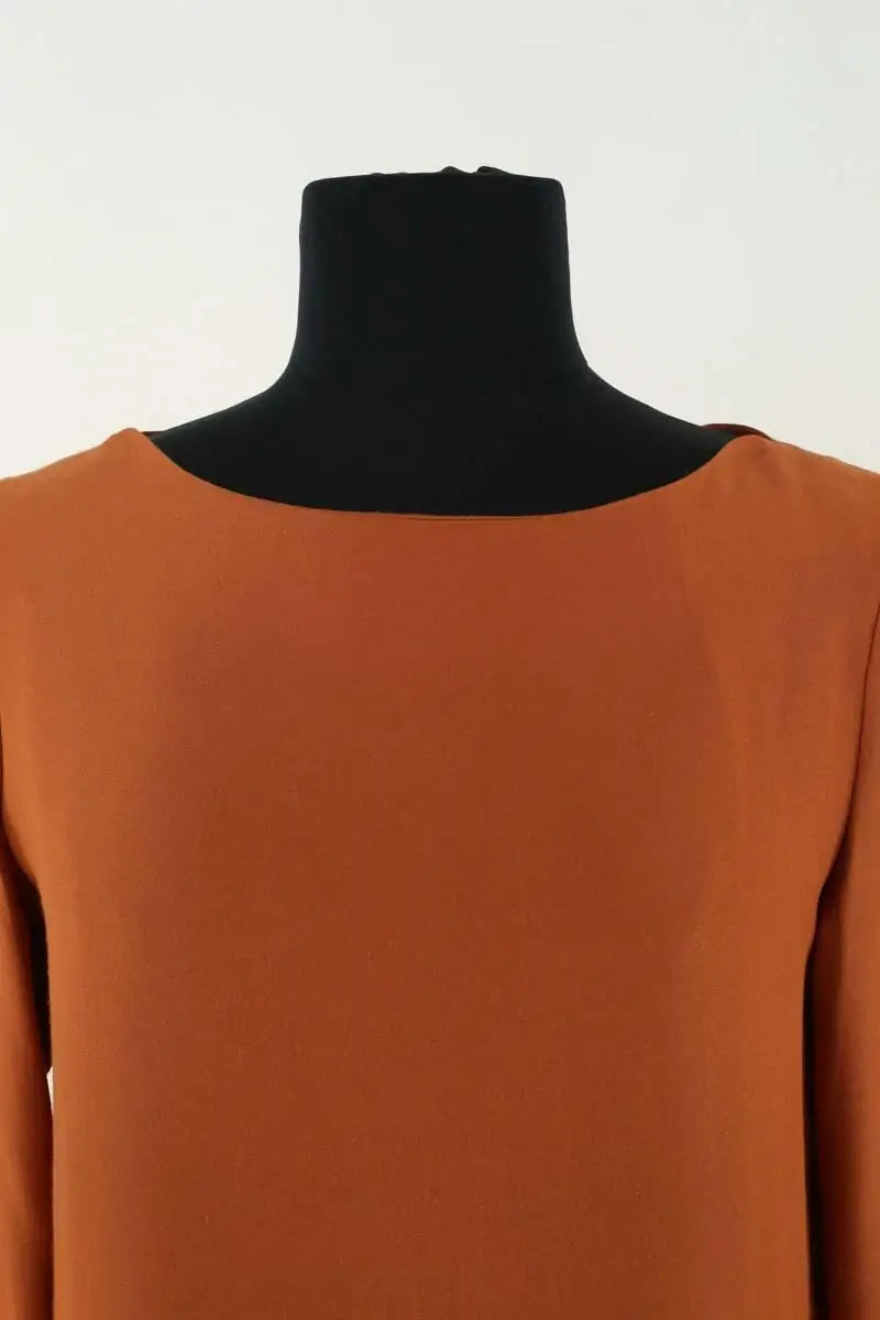 Robe Tara Jarmon Camel en Synthétique