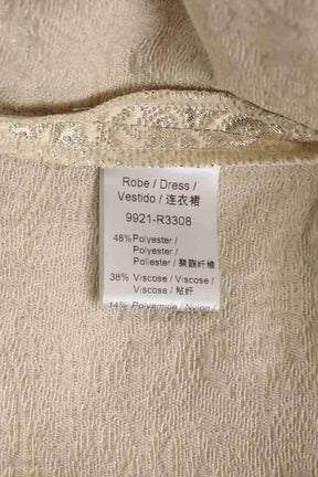 Robe Tara Jarmon Doré en Synthétique
