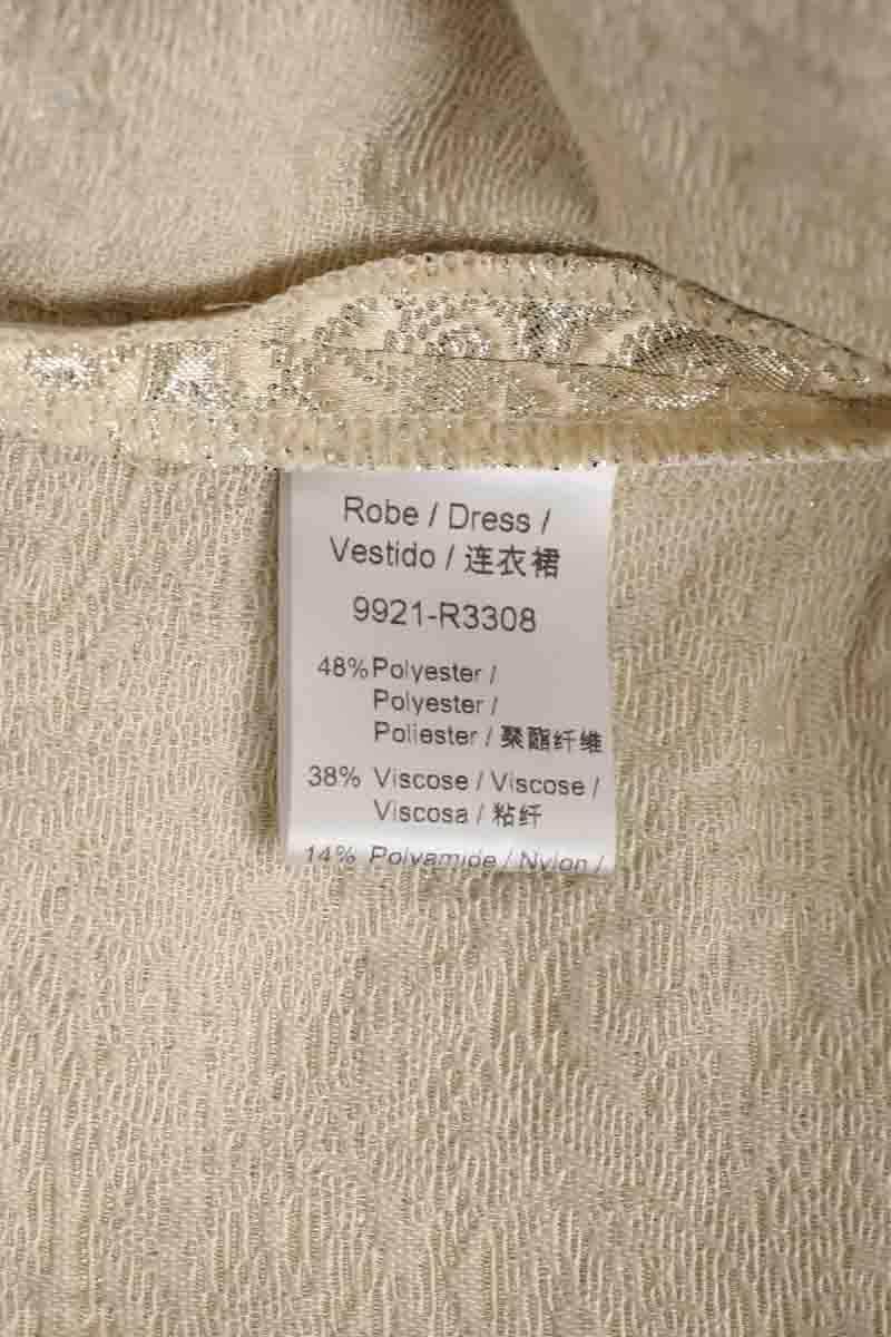 Robe Tara Jarmon Doré en Synthétique