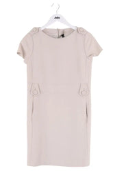 Robe Tara Jarmon Ecru en Viscose, taille S - Seconde Main