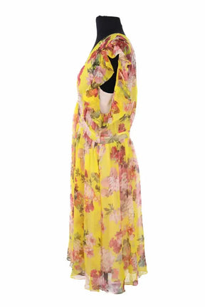 Robe Tara Jarmon Jaune en Synthétique