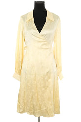 Robe Tara Jarmon Jaune en Viscose, taille M - Seconde Main