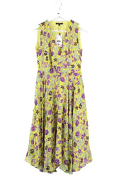 Robe Tara Jarmon Jaune en Viscose, taille M - Seconde Main