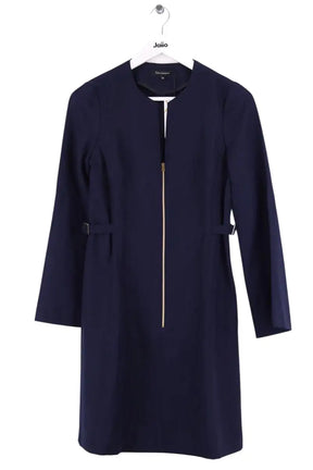 Robe Tara Jarmon Marine en Laine, taille S - Seconde Main