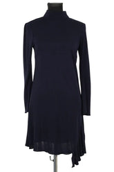 Robe Tara Jarmon Marine en Viscose, taille M - Seconde Main