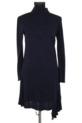 Robe Tara Jarmon Marine en Viscose, taille M - Seconde Main