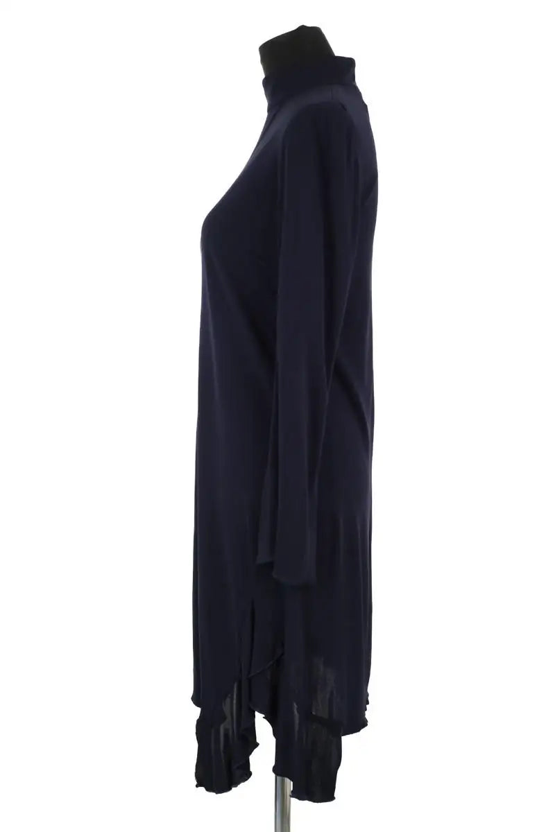 Robe Tara Jarmon Marine en Viscose