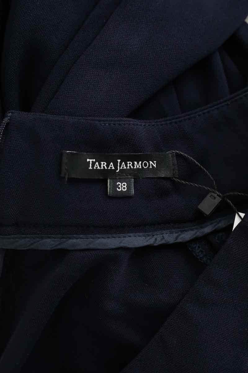 Robe Tara Jarmon Marine en Viscose