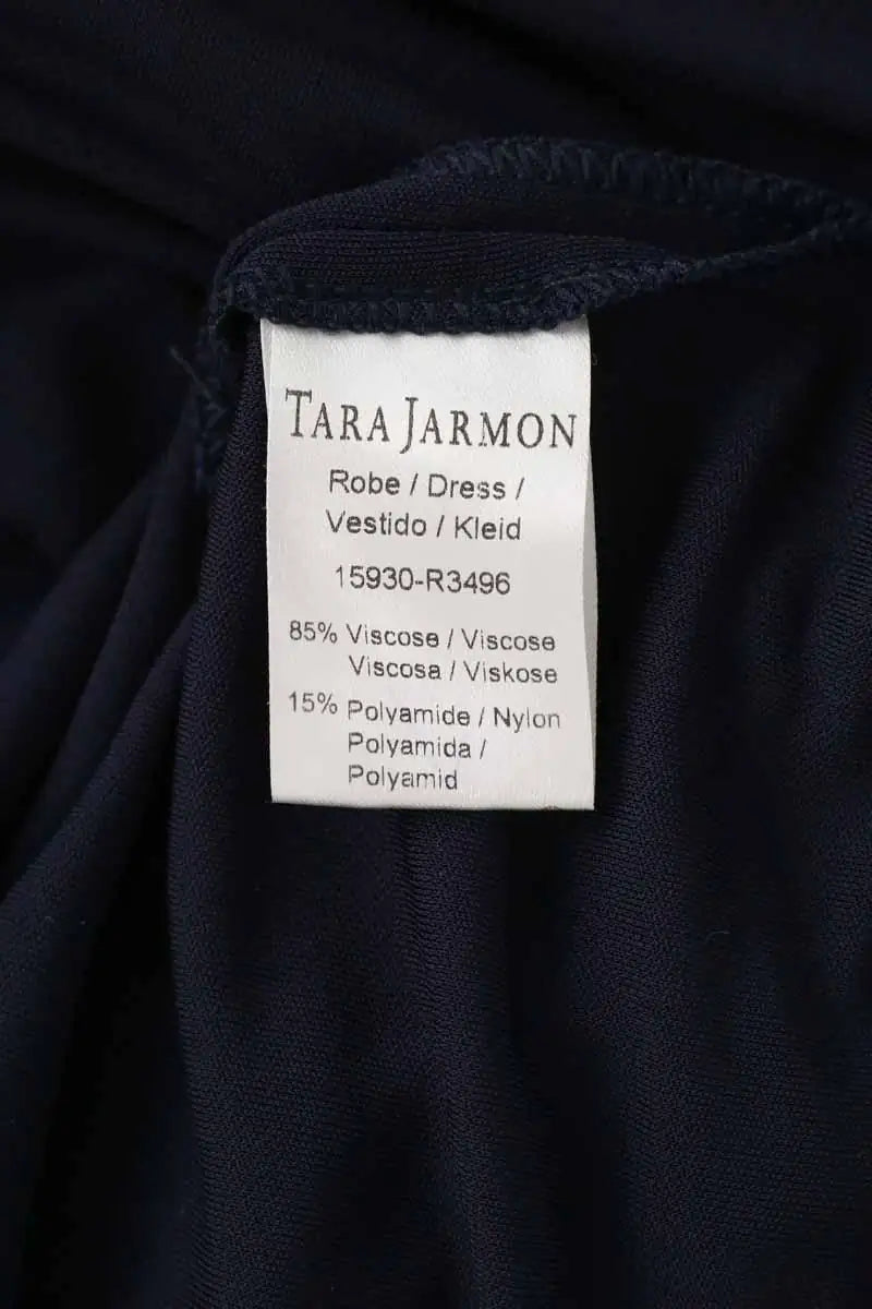 Robe Tara Jarmon Marine en Viscose