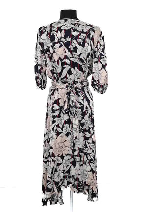 Robe Tara Jarmon Marine en Viscose