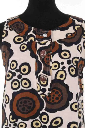 Robe Tara Jarmon Marron en Lin