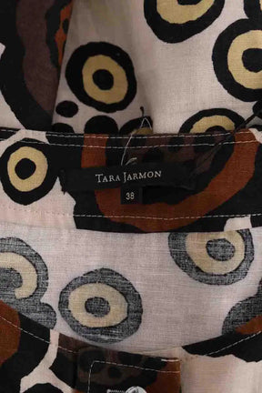 Robe Tara Jarmon Marron en Lin