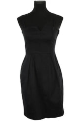 Robe Tara Jarmon Noir en Coton, taille M - Seconde Main