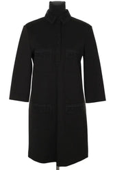 Robe Tara Jarmon Noir en Coton, taille S - Seconde Main