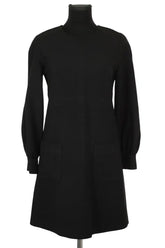 Robe Tara Jarmon Noir en Polyester, taille XS - Seconde Main