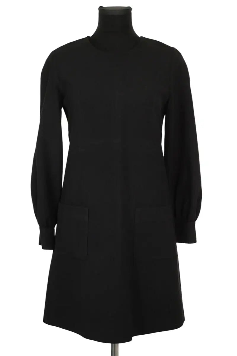Robe Tara Jarmon Noir en Polyester, taille XS - Seconde Main