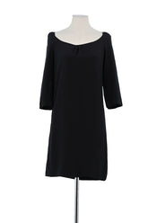 Robe Tara Jarmon Noir en Soie, taille M - Seconde Main