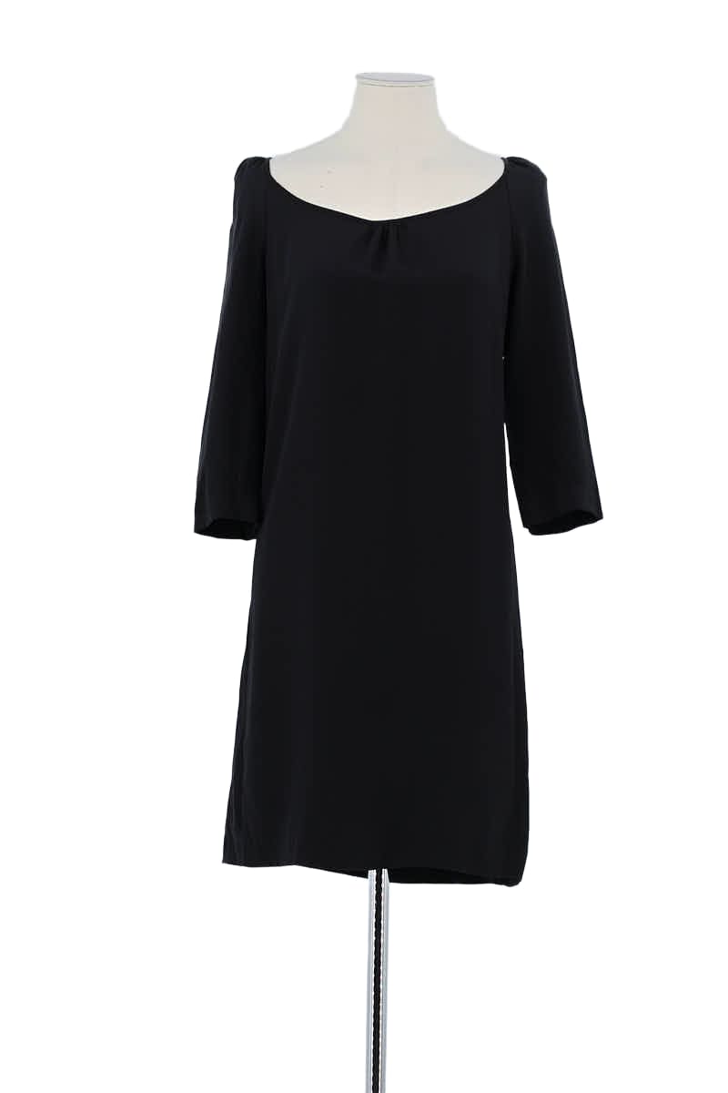 Robe Tara Jarmon Noir en Soie, taille M - Seconde Main
