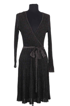 Robe Tara Jarmon Noir en Viscose, taille M - Seconde Main