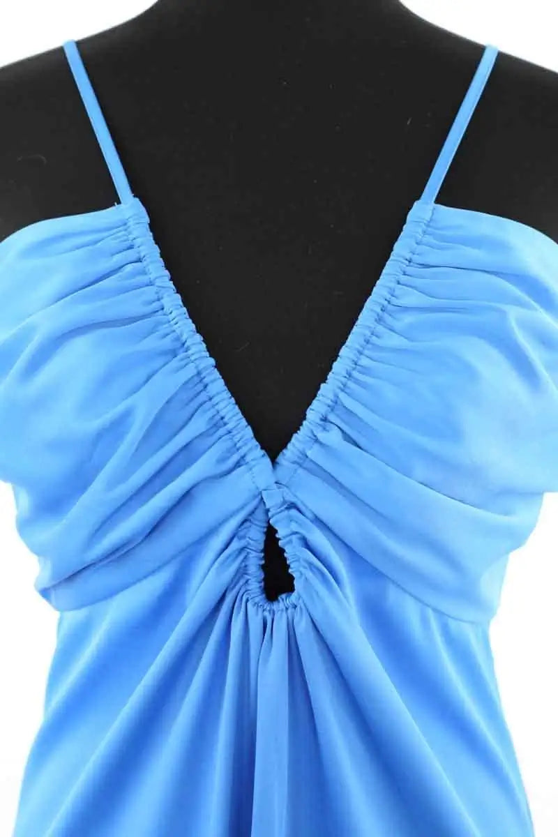Robe Tara Jarmon Rosalia Bleu en Synthétique