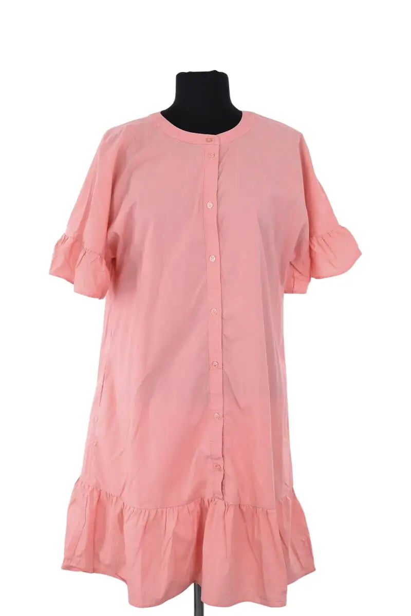 Robe Tara Jarmon Rose en Coton, taille XS - Seconde Main