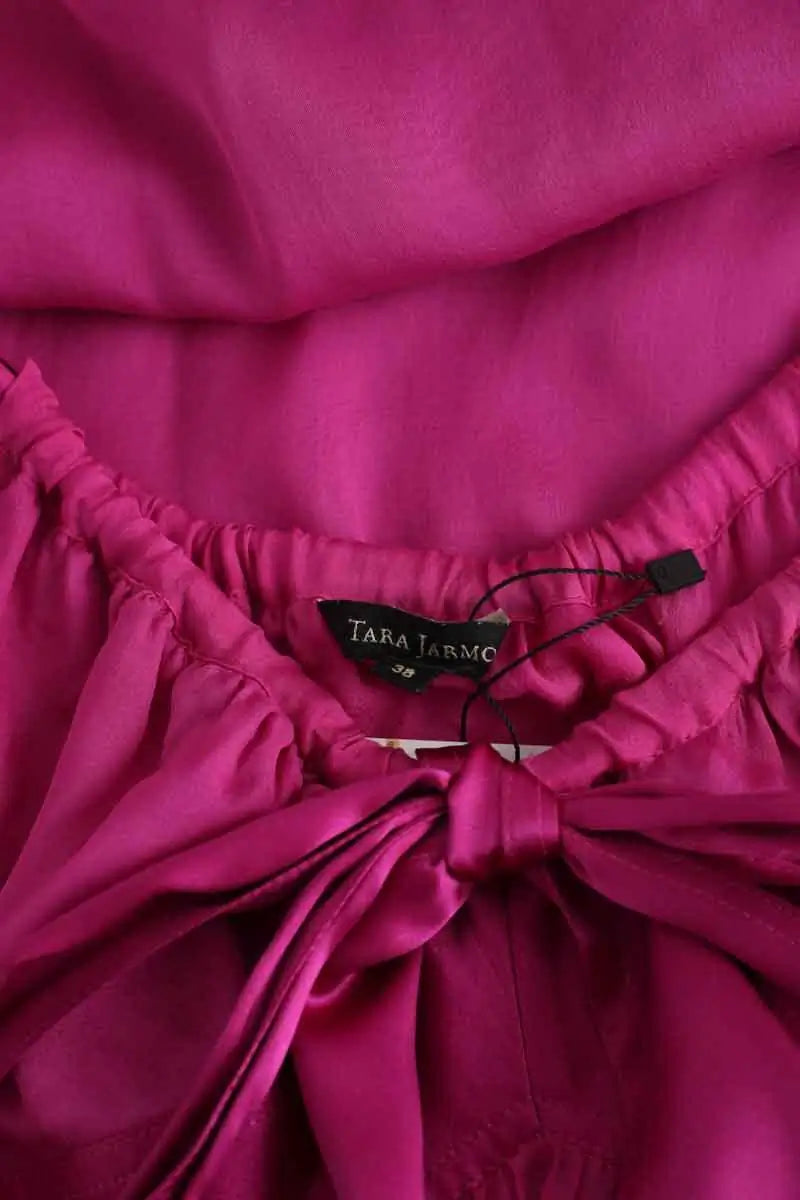 Robe Tara Jarmon Rose en Soie