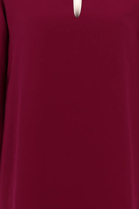 Robe Tara Jarmon Rouge en Polyester