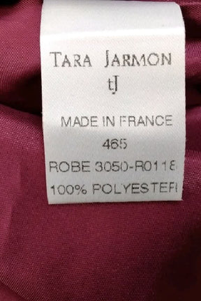 Robe Tara Jarmon Rouge en Polyester