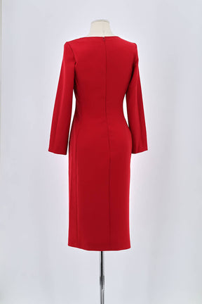 Robe Tara Jarmon Rouge en Polyester