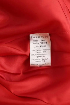 Robe Tara Jarmon Rouge en Polyester