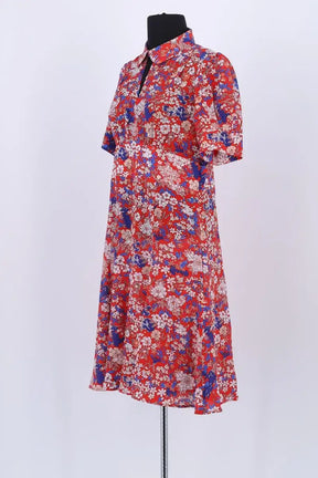 Robe Tara Jarmon Rouge en Soie