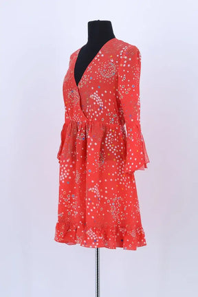 Robe Tara Jarmon Rouge en Soie