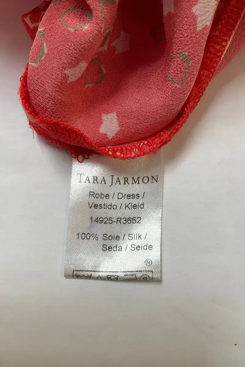 Robe Tara Jarmon Rouge en Soie