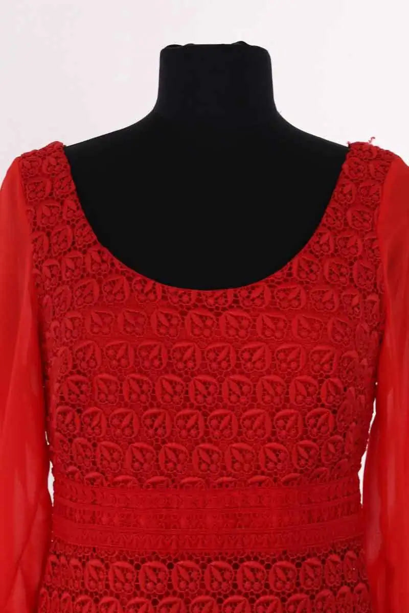 Robe Tara Jarmon Rouge en Synthétique