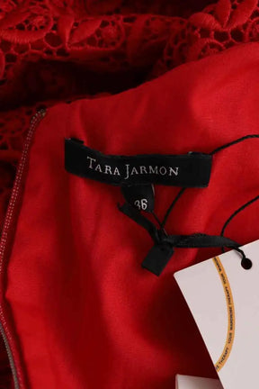 Robe Tara Jarmon Rouge en Synthétique