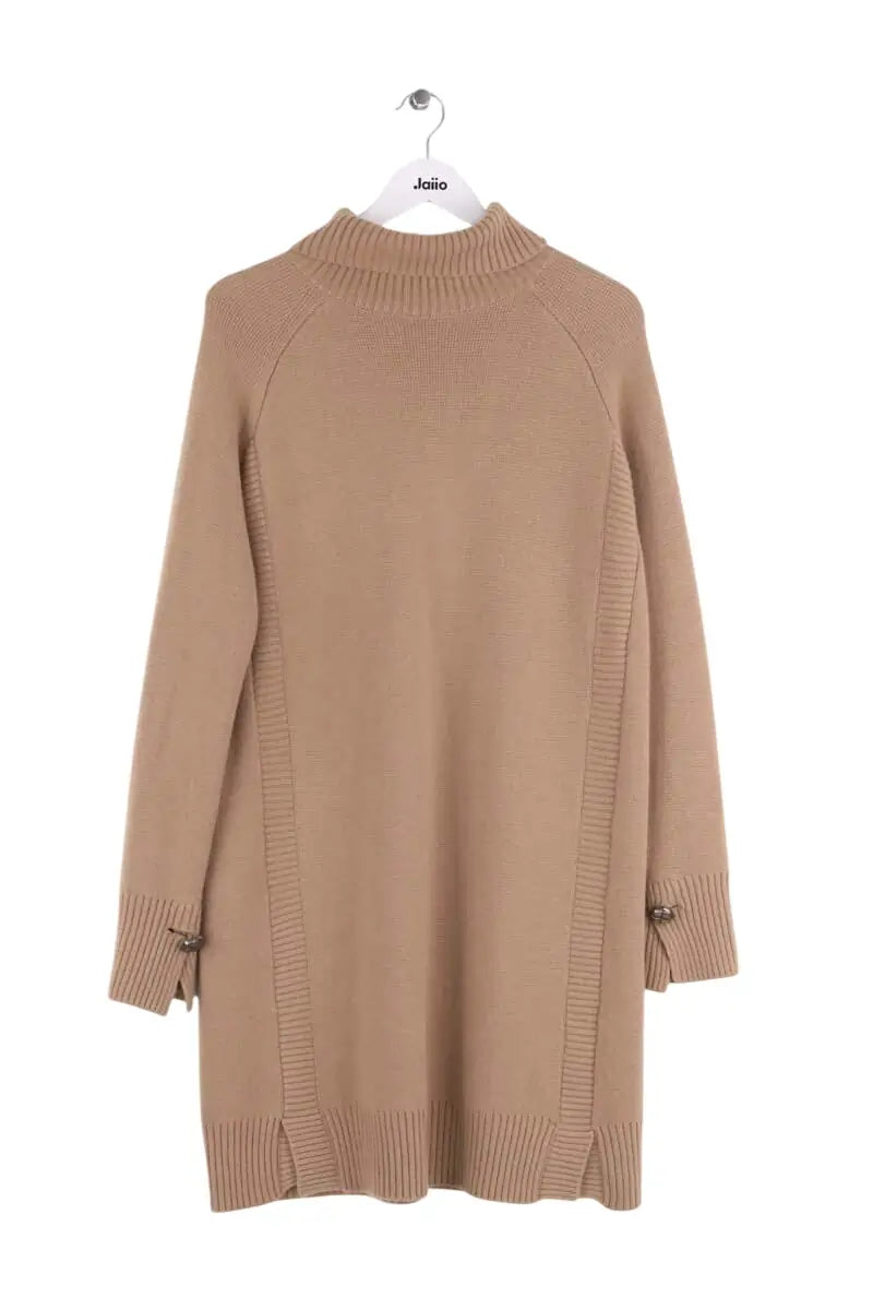 Robe Tara Jarmon Royale Camel en Laine, taille L - Seconde Main