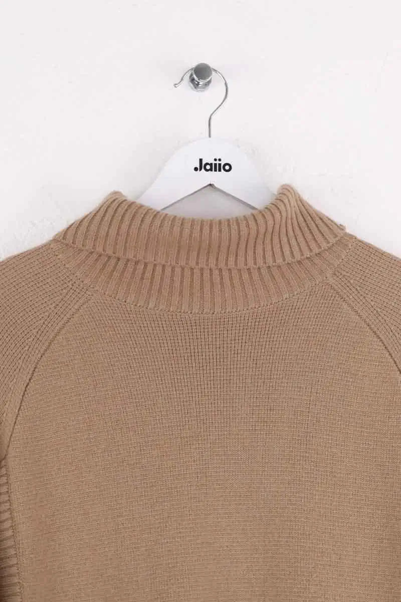 Robe Tara Jarmon Royale Camel en Laine